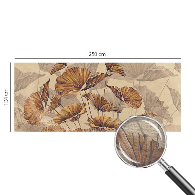 Modern wall mural for bedroom with an autumn elegance design