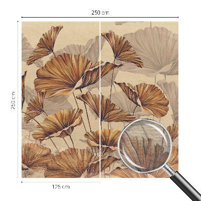 Modern wall mural for bedroom with an autumn elegance design