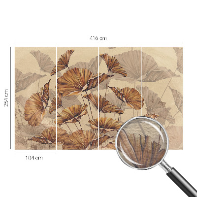 Modern wall mural for bedroom Autumn elegance