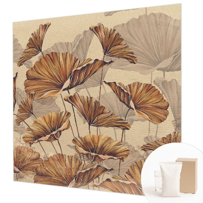 Modern wall mural for bedroom with an autumn elegance design