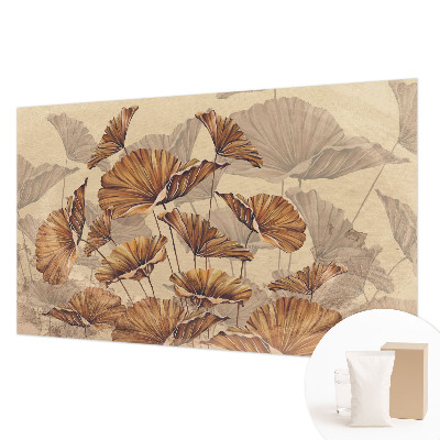 Modern wall mural for bedroom with an autumn elegance design