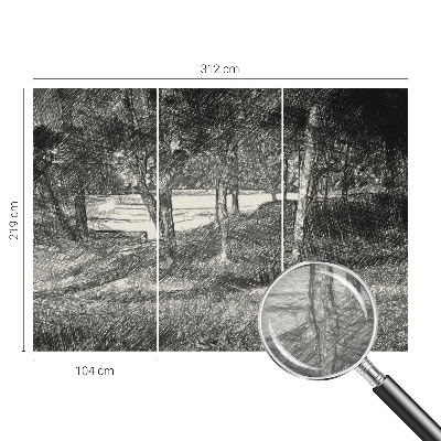 High quality photo wallpaper A peaceful landscape