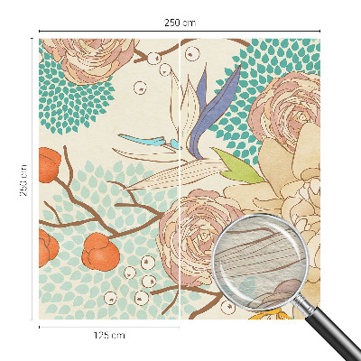 Premium photo wallpaper Floral fantasy