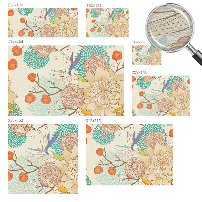 Premium photo wallpaper Floral fantasy