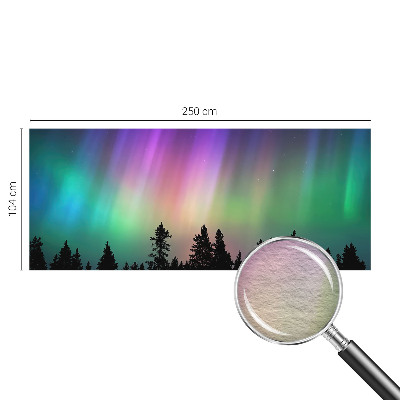 Wall mural with a magical sky design