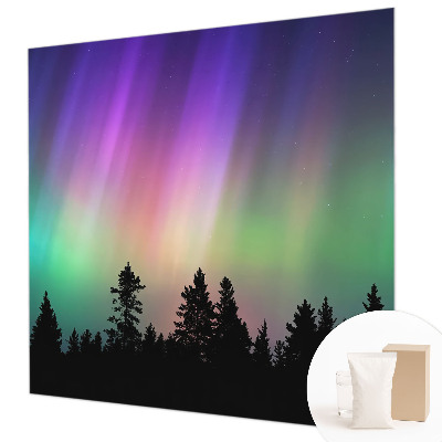 Wall mural with a magical sky design