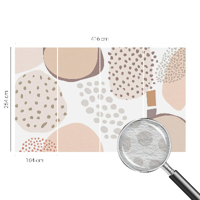 Photo wallpaper with a subtle dotted pattern