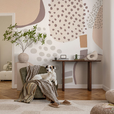 Photo wallpaper with a subtle dotted pattern