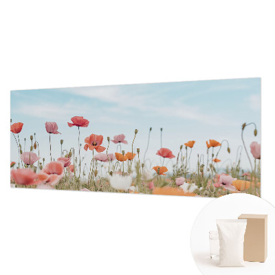 Wall mural for living room Poppy flowers