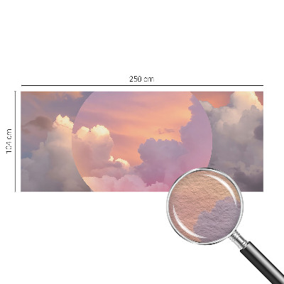 Wallpaper mural for living room Ethereal clouds
