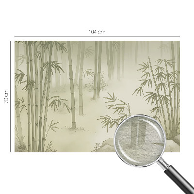 Bedroom wall mural wallpaper featuring a peaceful landscape