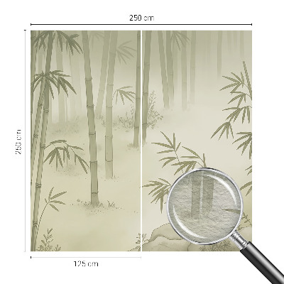 Bedroom wall mural wallpaper featuring a peaceful landscape