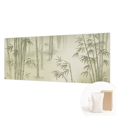 Bedroom wall mural wallpaper featuring a peaceful landscape