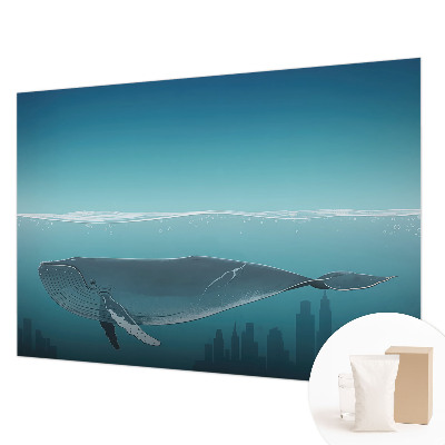 Large wallpaper mural featuring the Water Harmony design