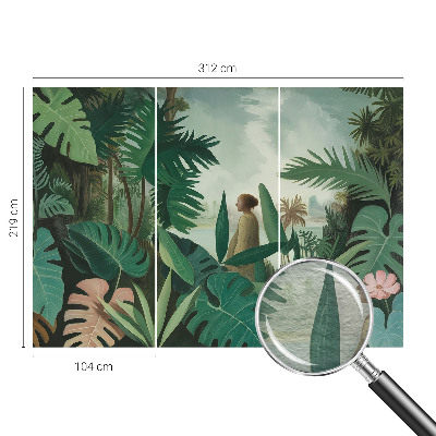 Large wall mural wallpaper Exotic jungle