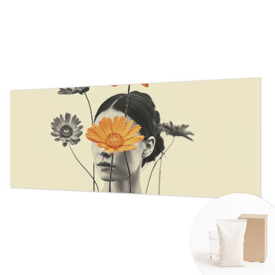 Modern wall mural for bedroom with a surrealist vision