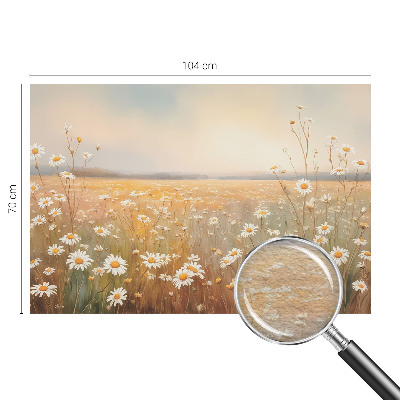 High quality photo wallpaper with a flower meadow motif