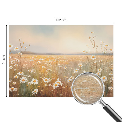 High quality photo wallpaper with a flower meadow motif