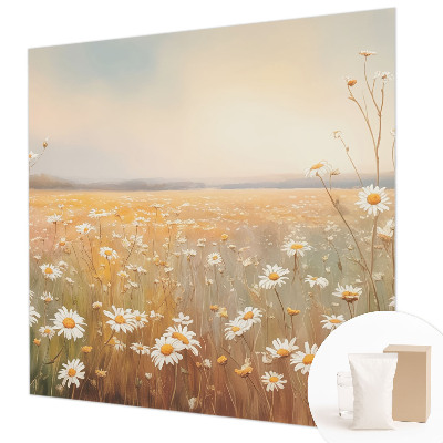 High quality photo wallpaper with a flower meadow motif