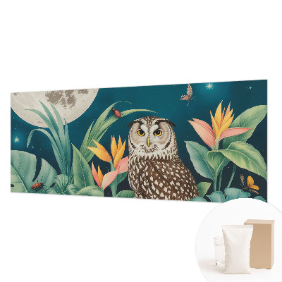 High quality wall mural wallpaper with the Moon Safari design
