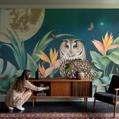 High quality wall mural wallpaper Moon Safari