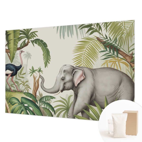 Decorative wall mural for living room Exotic scene