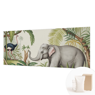 Decorative wall mural for living room featuring an exotic scene