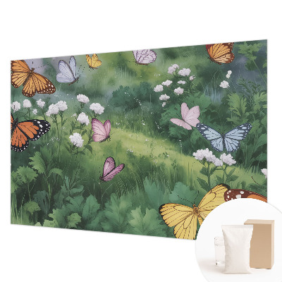 Wall mural Butterflies in the meadow