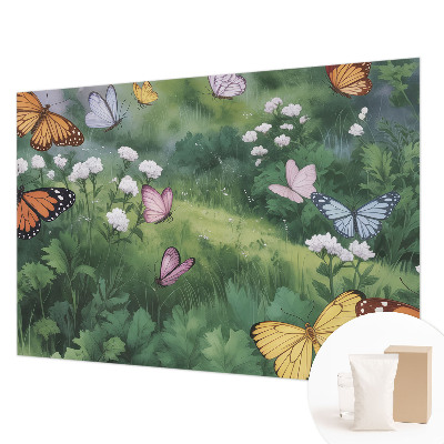 Wall mural Butterflies in the meadow