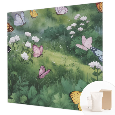 Wall mural Butterflies in the meadow