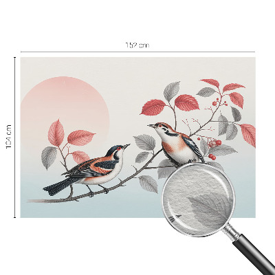 Non-woven photo wallpaper Sitting birds
