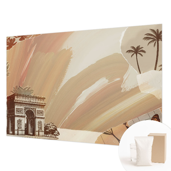 Photo wallpaper with an exotic travel motif