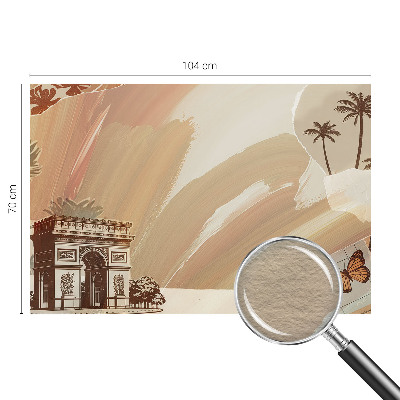 Photo wallpaper with an exotic travel motif