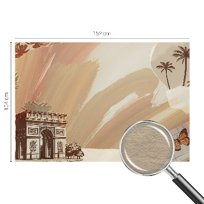 Photo wallpaper with an exotic travel motif