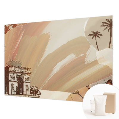 Photo wallpaper with an exotic travel motif