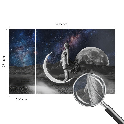 Modern wall mural with the 