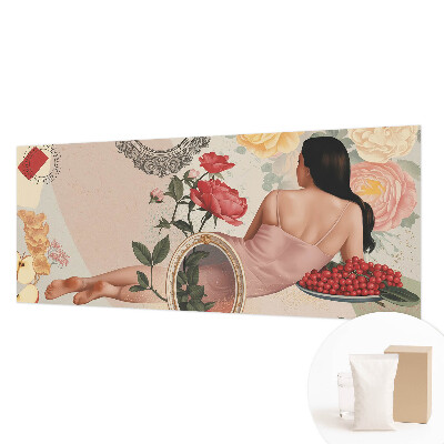 Premium photo wallpaper with a floral elegance design