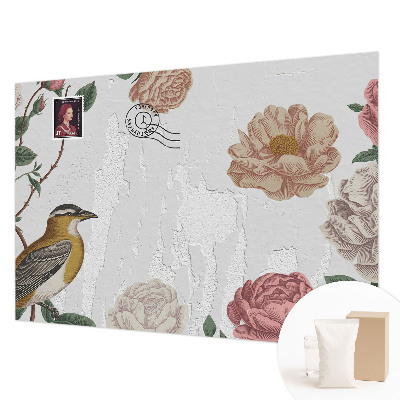 Non-woven wall mural Vintage flowers