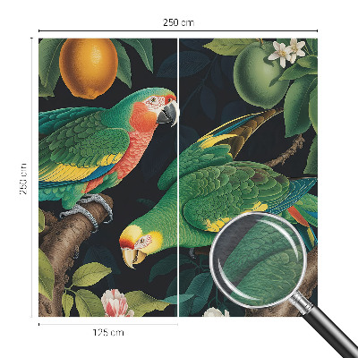 Non-woven photo wallpaper with a tropical adventure motif