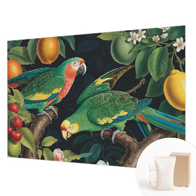 Non-woven photo wallpaper with a tropical adventure motif