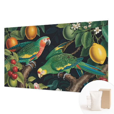 Non-woven photo wallpaper with a tropical adventure motif