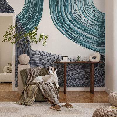 Wall mural for living room Fluid lines