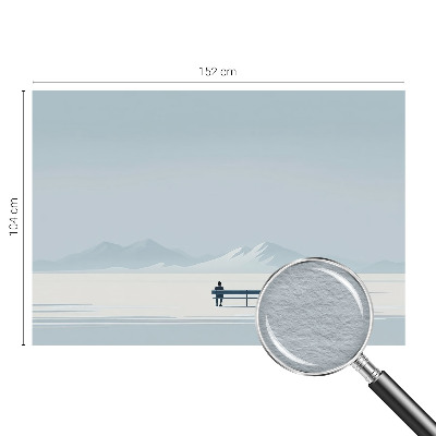 Wallpaper mural for living room Minimalist landscape