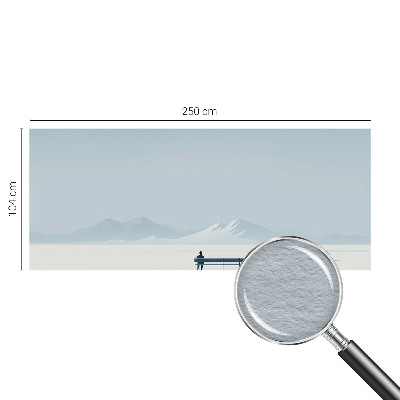 Wallpaper mural for living room Minimalist landscape