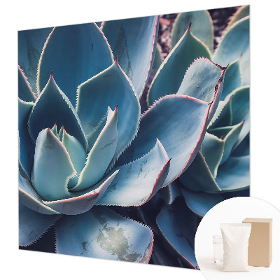 Bedroom wall mural wallpaper Green aloe