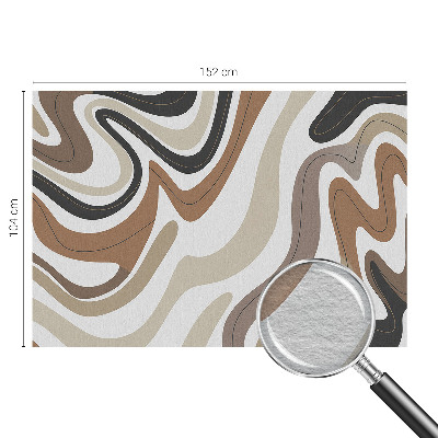 Large wall mural wallpaper with a harmonious waves design