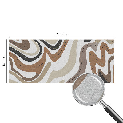 Large wall mural wallpaper with a harmonious waves design