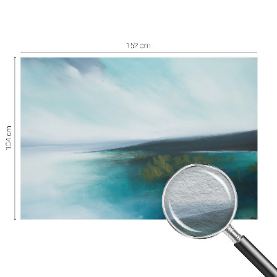 Modern wall mural for living room featuring the Water Harmony design