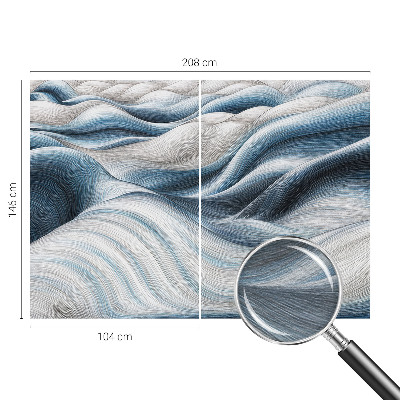 High quality photo wallpaper Soft waves