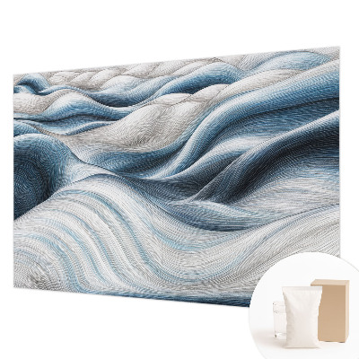 High quality photo wallpaper with a soft waves design